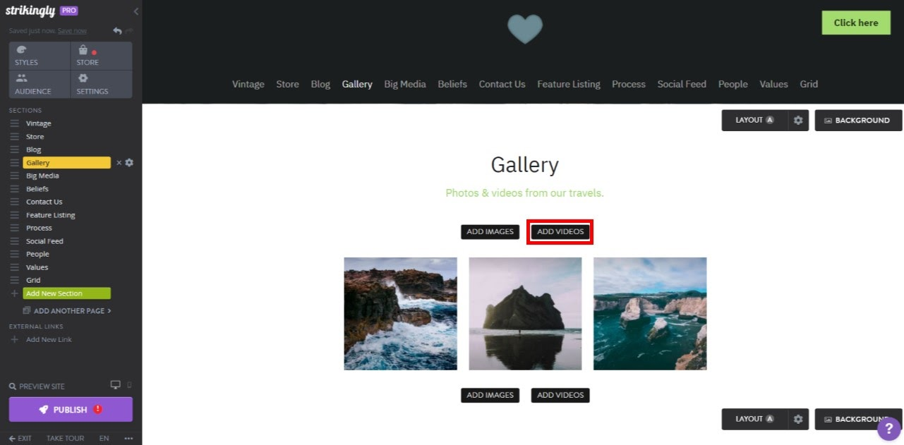 Strikingly Add Video Strikingly Add Video